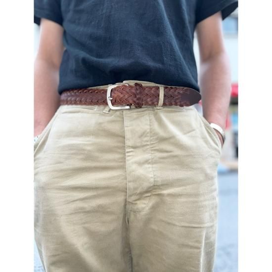 猫愛ui　ヴィンテージワークス　メッシュベルト 多少体型が変わっても大丈夫(笑) Vintage works Leather Mesh