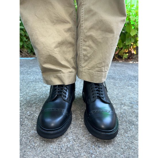 Makers(メイカーズ) WORK OUT BLUCHER HI(ワークアウト ブルーチャー ハイカット) ホースバット Black  【TGM-04】| Fresno(フレズノ)公式通販サイト