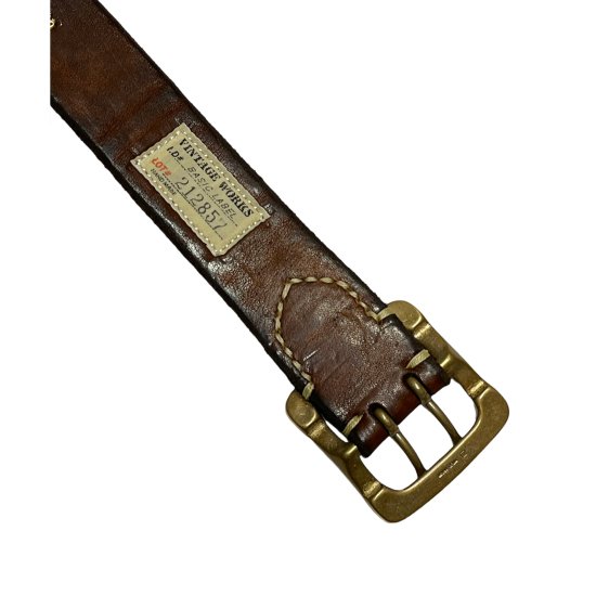 Vintage Works(ヴィンテージ ワークス) Roughout Leather Belt ダブルピン BRONZE 【DH5716】 |  Fresno(フレズノ)公式通販サイト