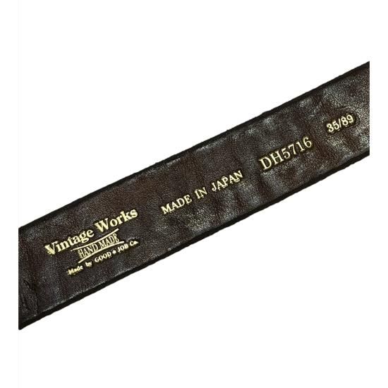 Vintage Works(ヴィンテージ ワークス) Roughout Leather Belt