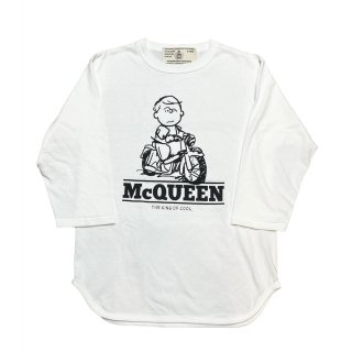 <img class='new_mark_img1' src='https://img.shop-pro.jp/img/new/icons1.gif' style='border:none;display:inline;margin:0px;padding:0px;width:auto;' />ʬµ ١ܡ ޡTee  McQUEEN(ߥ ޥå) OEP-0016White