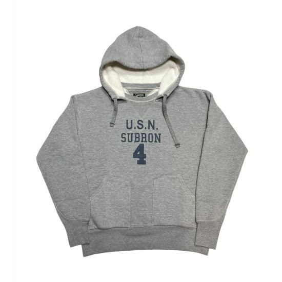 COLIMBO(コリンボ) KEYSTONE ATTACHED HOODY SWEAT -U.S.N. SUBRON 4th-  GRAY(グレー)【ZX-0424】 | Fresno(フレズノ)公式通販サイト