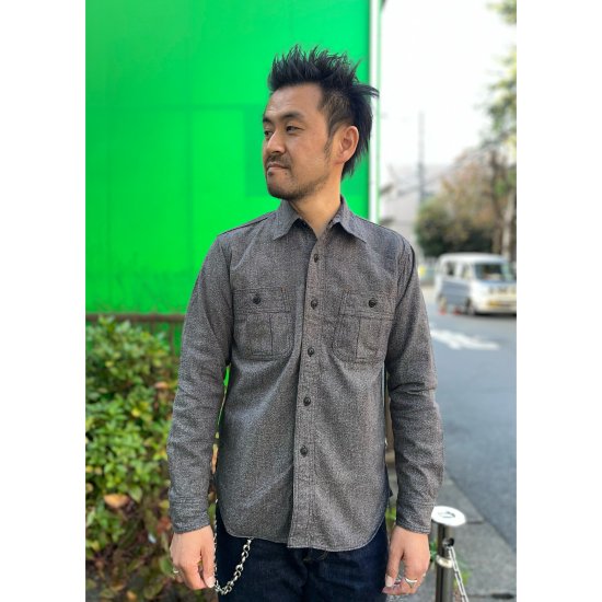 COLIMBO(コリンボ) West Russell Ventilate Work Shirt -Mock Twist Chambray Cloth-  Heather Black(ヘザーブラック)【ZX-0319】| Fresno(フレズノ)公式通販サイト