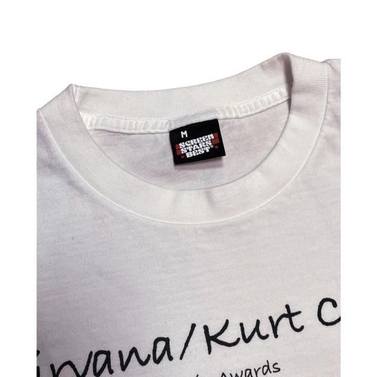 LIFE×SCREEN STARS BEST Print Tee Nirvana / Kurt Cobain White