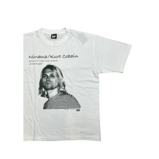 <img class='new_mark_img1' src='https://img.shop-pro.jp/img/new/icons15.gif' style='border:none;display:inline;margin:0px;padding:0px;width:auto;' />LIFESCREEN STARS BEST Print Tee   Nirvana / Kurt Cobain White2322SBTLF117
