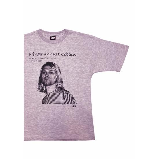 LIFE×SCREEN STARS BEST Print Tee Nirvana / Kurt Cobain Ash
