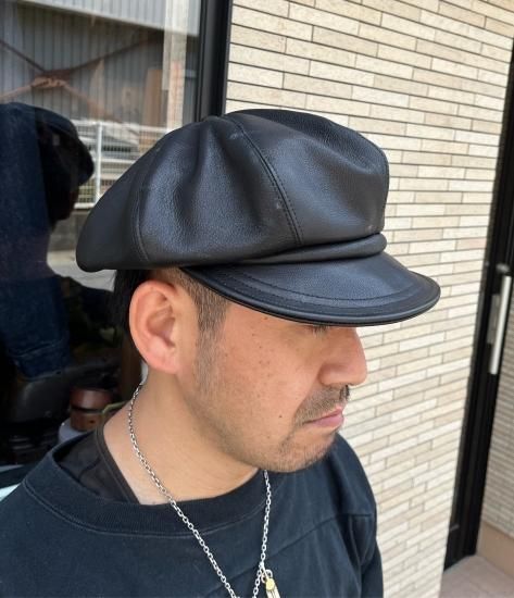 JELADO × Sturdy Leather Casquette Black 【AG83732】 | Fresno 