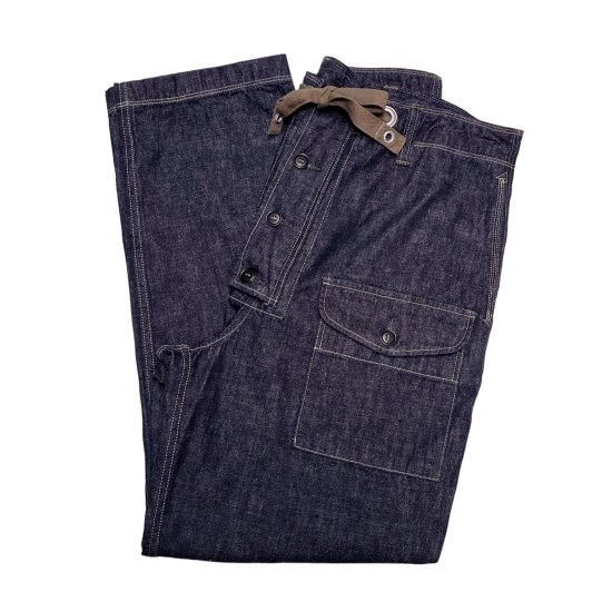 COLIMBO(コリンボ) Cavalier Royal Navy Smock Pants -10.8oz Indigo Denim- Indigo  【ZY-0203】 | Fresno(フレズノ)公式通販サイト