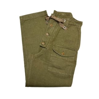 <img class='new_mark_img1' src='https://img.shop-pro.jp/img/new/icons15.gif' style='border:none;display:inline;margin:0px;padding:0px;width:auto;' />COLIMBO() Cavalier Royal Navy Smock Pants -10.5oz Uk-Military Green Denim- ZY-0202