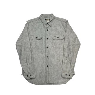 <img class='new_mark_img1' src='https://img.shop-pro.jp/img/new/icons15.gif' style='border:none;display:inline;margin:0px;padding:0px;width:auto;' />COLIMBO() Hillhead Chambray Work Shirt L/S -Selvedge Heather Chambray- Heather WhiteZY-0310