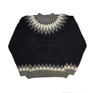 <img class='new_mark_img1' src='https://img.shop-pro.jp/img/new/icons15.gif' style='border:none;display:inline;margin:0px;padding:0px;width:auto;' />Colimbo() Sandia Alpaca Wool Sweater-Peruvian Native Wool Yarn- Ivory Black(ܥ꡼֥å)ZY-0800