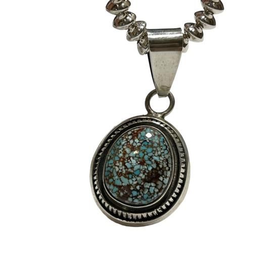 Leonard Nez(レオナルド ネズ) Nevada Blue(ネバダブルー) Turquoise Pendant Top(ペンダントトップ)  【TQ-021】 | Fresno(フレズノ)公式通販サイト