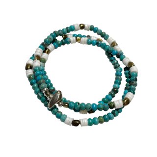 <img class='new_mark_img1' src='https://img.shop-pro.jp/img/new/icons15.gif' style='border:none;display:inline;margin:0px;padding:0px;width:auto;' />SunKu() Turquoise Beads Mix Necklace & Bracelet( ӡ ߥå ͥå쥹&֥쥹å)SK-089