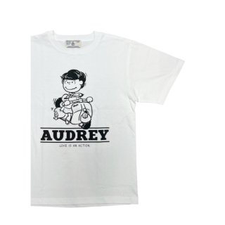 <img class='new_mark_img1' src='https://img.shop-pro.jp/img/new/icons1.gif' style='border:none;display:inline;margin:0px;padding:0px;width:auto;' />ޡTee  Audrey(ɥ꡼ ٥)WhiteFRP-0020