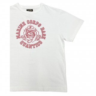 <img class='new_mark_img1' src='https://img.shop-pro.jp/img/new/icons15.gif' style='border:none;display:inline;margin:0px;padding:0px;width:auto;' />COLIMBO() Norwalk Cotton Tee Shirt S/S -USMC Base Quantico- WhiteZZ-0408