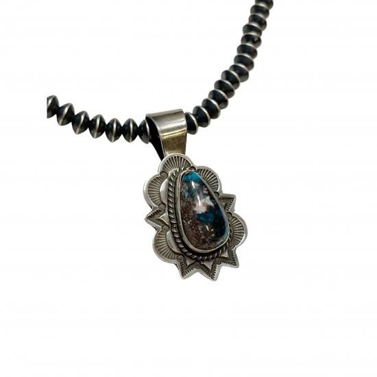 Andy Cadman　ターコイズ　ペンダントトップ INDIAN JEWELRY (インディアンジュエリー) ナバホ族 Andy Cadman