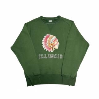 <img class='new_mark_img1' src='https://img.shop-pro.jp/img/new/icons15.gif' style='border:none;display:inline;margin:0px;padding:0px;width:auto;' />JELADO(顼) ILLINOIS Frocky Print Sweat Grass GreenAB12201 