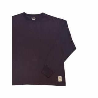 <img class='new_mark_img1' src='https://img.shop-pro.jp/img/new/icons15.gif' style='border:none;display:inline;margin:0px;padding:0px;width:auto;' />COLIMBO() Rough Lock Long Sleeve T-shirt -10/- Heavy Weight Cotton Jersey-Lamp BlackZA-0425