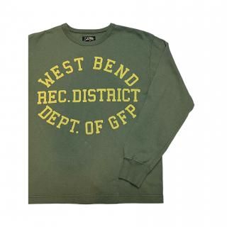 <img class='new_mark_img1' src='https://img.shop-pro.jp/img/new/icons15.gif' style='border:none;display:inline;margin:0px;padding:0px;width:auto;' />COLIMBO() Rough Lock Long Sleeve T-shirt -West Bend GFP-GreenZA-0426