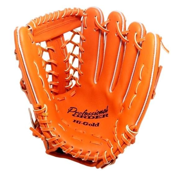 ハイゴールド外野手グローブ(硬式用) ハイゴールド（Hi-Gold）（メンズ）硬式用グラブ 外野手用 野球