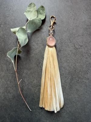 【ミニ握り守りー麗しのローズクォーツー】