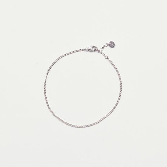 uiazis シルバー チェーンブレスレット チェーンブレスレット S/M - uiazis