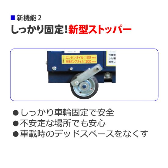 精和産業(セイワ) エンジン式高圧洗浄機 防音型【JC-1513SLN+】ホース 