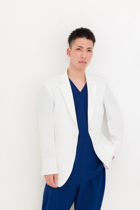 メンズ白衣｜スマートラインジャケット(カラーシリーズ) - PD7001 