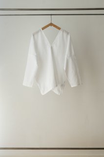 NS Cotton Karen Shirts -Long Sleeve- / WHT / IR-B-206NS