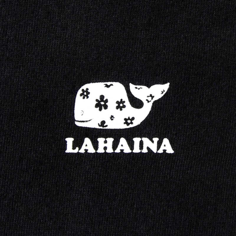 LAHAINA 半円花クジラグラデーションプリントTシャツ