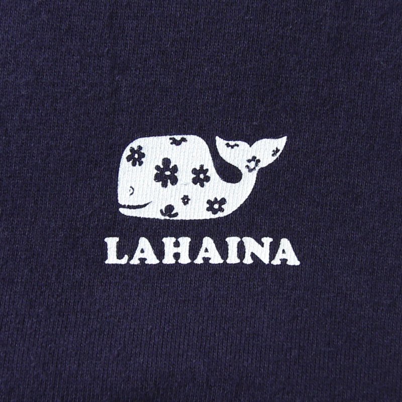 LAHAINA 半円花クジラグラデーションプリントTシャツ