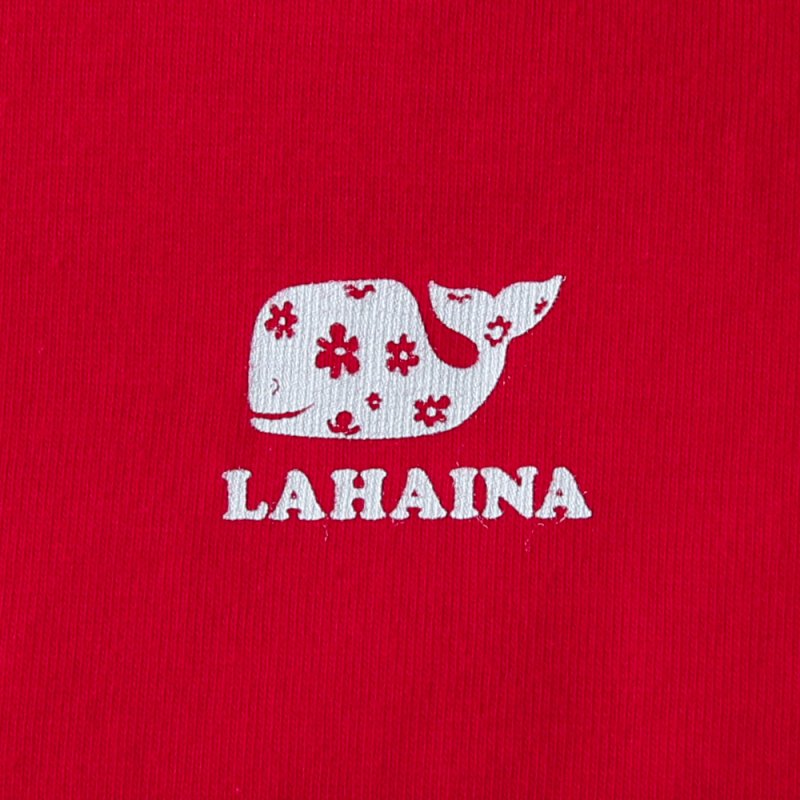 LAHAINA 半円花クジラグラデーションプリントTシャツ