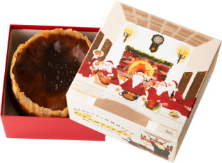 濃厚バスクチーズケーキ「クリスマス箱」-サンタさん達からの贈り物-の商品画像