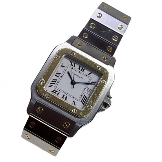 CARTIER】カルティエ サントスガルベLM 1172961 K18/SS 自動巻 【中古