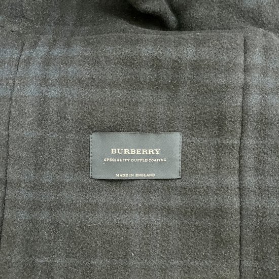 Burberry】バーバリーロンドン メンズ ダッフルコート SIZE L ネイビー