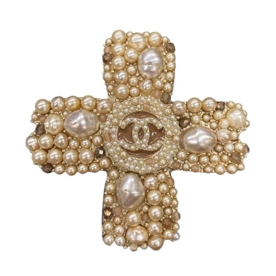 CHANEL シャネル ココマーク パールブローチ ゴールド 【未使用】 楽天市場】CHANEL【シャネル】ココマーク ブローチ パール