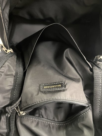 BALENCIAGA】 バレンシアガ ホイール ロゴ バックパック ナイロン