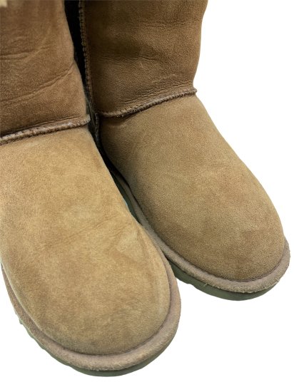 UGG & JIMMY CHOO】アグ＆ジミーチュウ コラボ SORA ムートン スタースタッズ フリンジ ブーツ ブラウン 6 Size 37  箱付き【中古】【レディース】