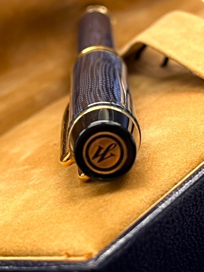 WATERMAN】ウォーターマン 18K 750 万年筆 Ideal ネイビー【未使用】【メンズ】【レディース】