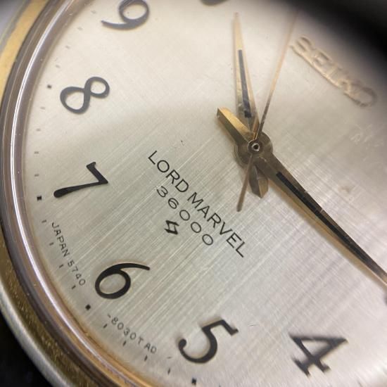 ⭐︎動作確認OK セイコー　ロードマーベル　36000 5740-8000 SEIKO】セイコー ロードマーベル 36000 Ref.5740-8000 手巻