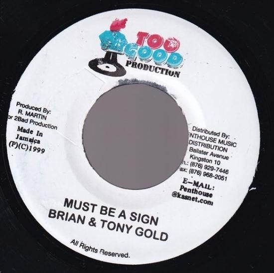 [Grooving Riddim] Brian & Tony Gold Must Be A Sign Backyard Record