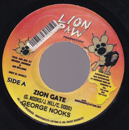 [my Satisfaction Riddim] George Nooks Zion Gate