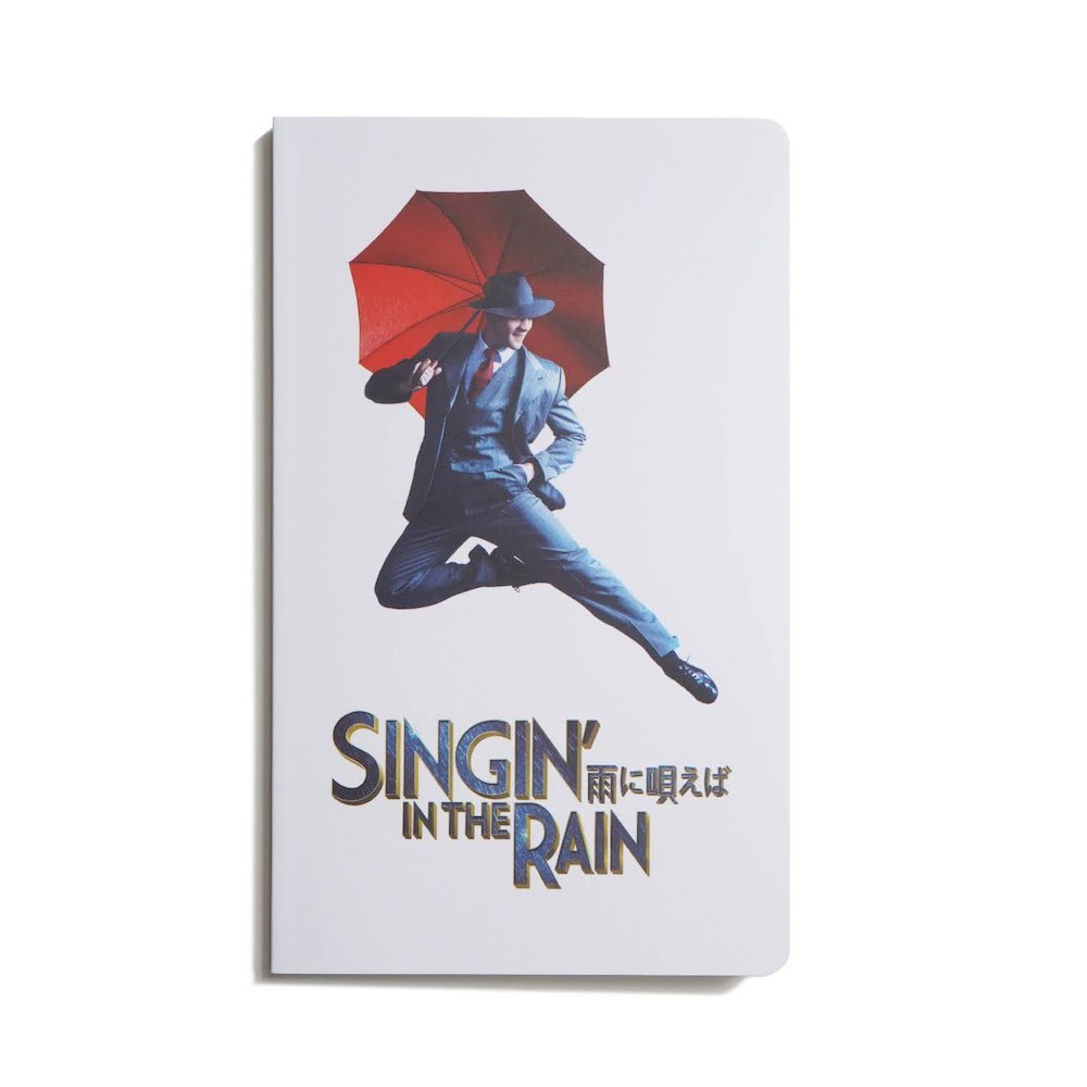 【SINGIN’ IN THE RAIN - NOTEBOOK】シンギンインザレイン ノートブック（無地） 詳細画像1