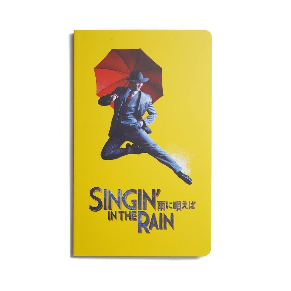 【SINGIN’ IN THE RAIN - NOTEBOOK】シンギンインザレイン ノートブック（無地） 詳細画像2