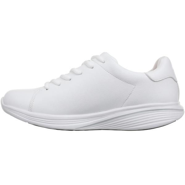 [美品] MBT 23.5 クニレースアップ ホワイトスニーカー メンズ KUNI LACE UP M WHITE - MBT公式オンラインショップ