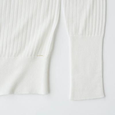 専用です♪　KANAM　silk rib long sleeve ３点 silk rib long sleeve _ white - kanam