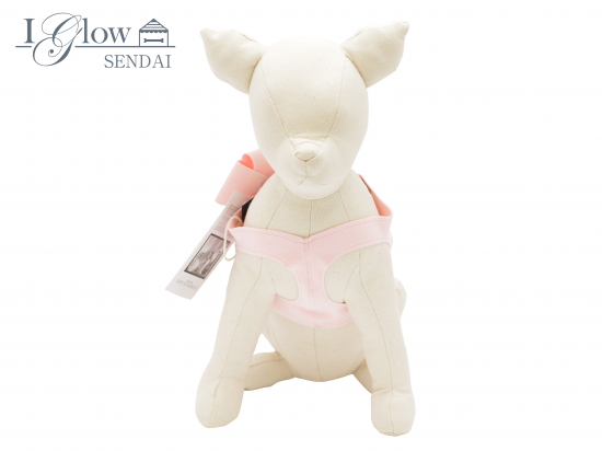Nouveau Bow ステップインハーネス -PUPPY PINK - 可愛い犬服・小型犬ウェアブランド専門店 I glow(アイグロー