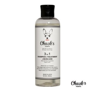 <img class='new_mark_img1' src='https://img.shop-pro.jp/img/new/icons1.gif' style='border:none;display:inline;margin:0px;padding:0px;width:auto;' />【Chuck's TOKYO】SHAMPOO＋TREATMENT＋ SKINCARE