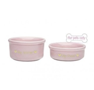 【for pets only】TEACUP BOWL SET- ROSA NUDE