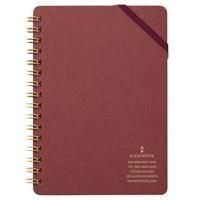 No.8481 Kraft work memo A6 Burgundy